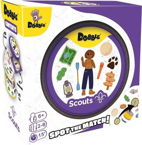 ASMDOBSCS07EN Dobble Scouts Card Game published by Asmodee