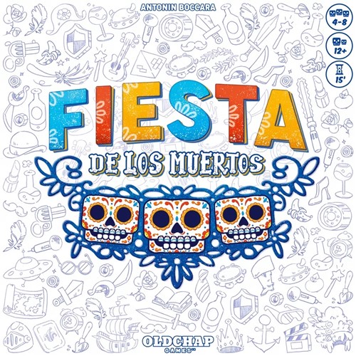2!BREFIESTA01 Fiesta De Los Muertos Game published by Blackrock Editions