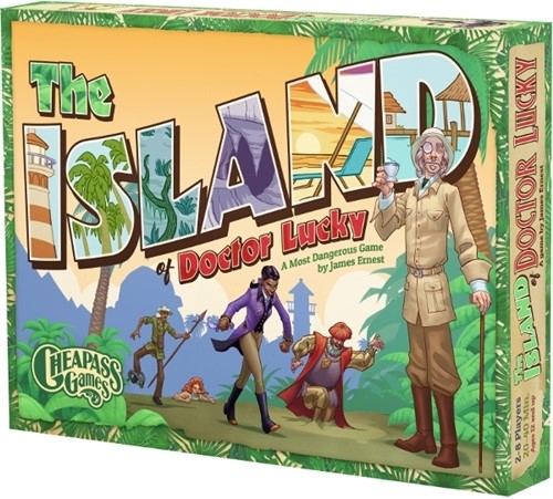 2!CAG250 Island Of Doctor Lucky Board Game published by Cheapass Games