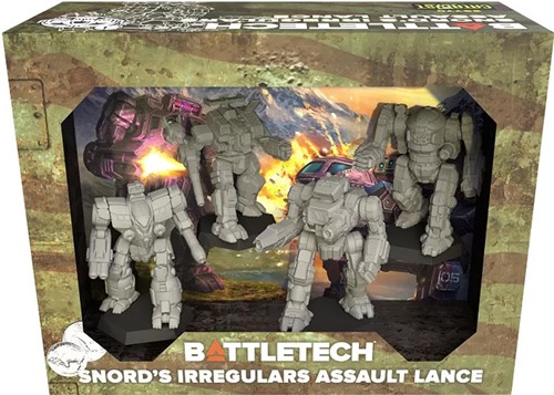 CAT35770 BattleTech: Snord's Irregulars Assault Lance published by Catalyst Game Labs