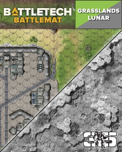 BattleTech: Battle Mat Grasslands Lunar
