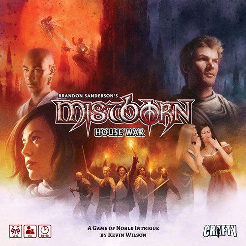 CFG13001 Mistborn: House War Board Game published by Crafty Games