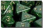 Chessex Speckled 7 Dice Set - Golden Recon Details and Review