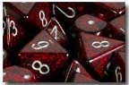 Chessex Speckled 7 Dice Set - Silver Volcano Details and Review