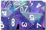 Link to Chessex Borealis 7 Dice Set - Purple with White Details and Reviews