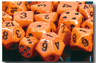 Chessex Speckled 7 Dice Set - Fire Details and Review