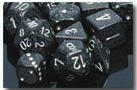 Chessex Speckled 7 Dice Set - Ninja Details and Review