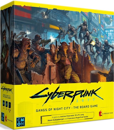 CMNCPG001 Cyberpunk 2077: Gangs Of Night City Board Game published by CoolMiniOrNot