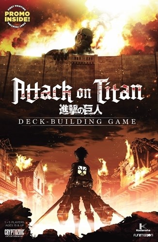 CZE02186 Attack On Titan Deck Building Game published by Cryptozoic Entertainment