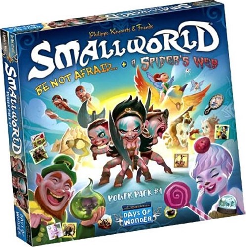 Small World Board Game: Power Pack #1: Be Not Afraid And A Spider Web Expansions