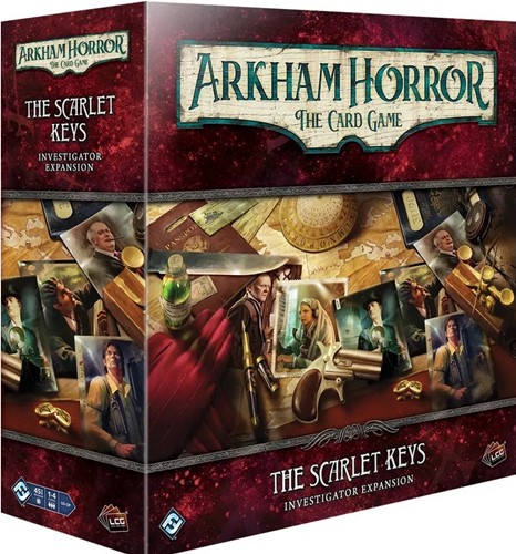 FFGAHC69 Arkham Horror LCG: The Scarlet Keys Investigator Expansion published by Fantasy Flight Games