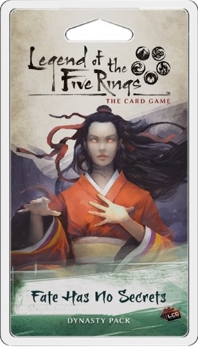 2!FFGL5C06 Legend Of The Five Rings LCG: Fate Has No Secrets Dynasty Pack published by Fantasy Flight Games
