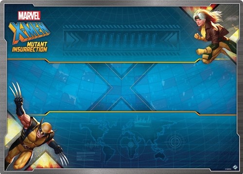 2!FFGMI02 X-Men Mutant Insurrection Card Game: Game Mat published by Fantasy Flight Games