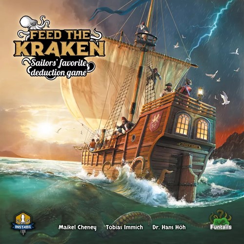 FTG541995 Feed The Kraken Board Game published by Funtails