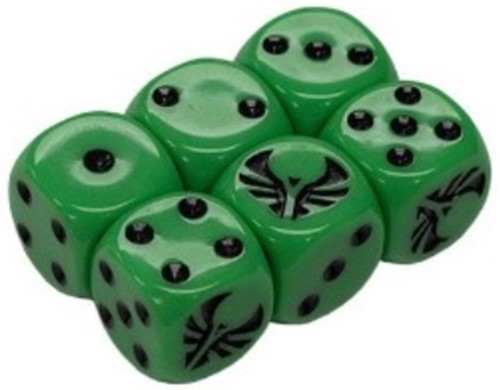 GFNSTA003 Star Trek Away Missions Board Game: Romulan Dice Set published by Gale Force Nine