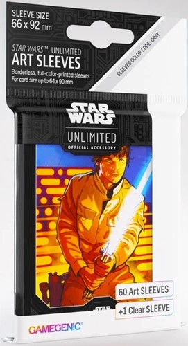 2!GGS15030ML Star Wars: Unlimited Art Sleeves - Luke Skywalker published by Gamegenic
