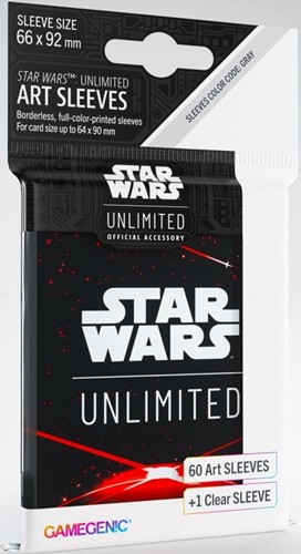 2!GGS15032ML Star Wars: Unlimited Art Sleeves - Space Red published by Gamegenic