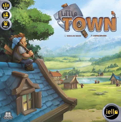 IEL51611 Little Town Board Game published by Iello