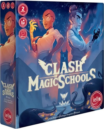 IEL70147 Clash Of Magic Schools Board Game published by Iello