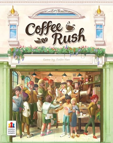 2!KBGCR01 Coffee Rush Board Game published by Korea Board Games