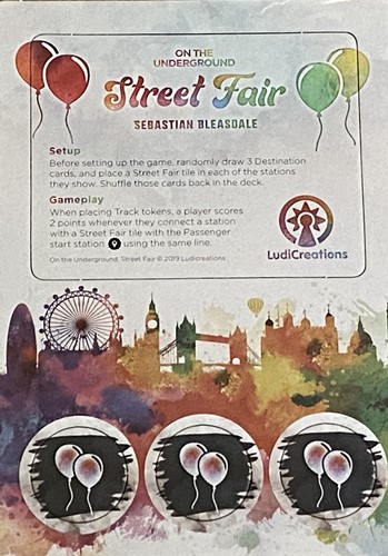 On The Underground Board Game: Street Fair Expansion