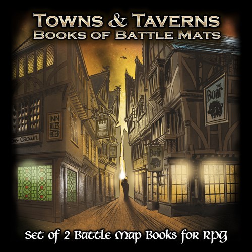 Battle Map Books: Towns And Taverns 2 Map Set