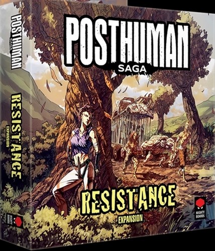 2!MBPHS003EN Posthuman Saga Board Game: Resistance Expansion published by Mighty Boards