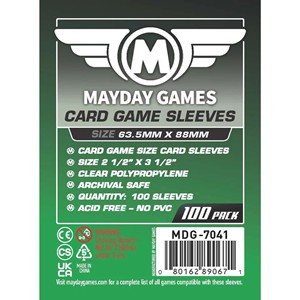 Mayday 100 Card Sleeves 63.5mm x 88mm Details and Review