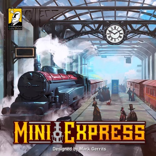 2!MGD1032RA Mini Express Board Game published by Moaideas Game Design