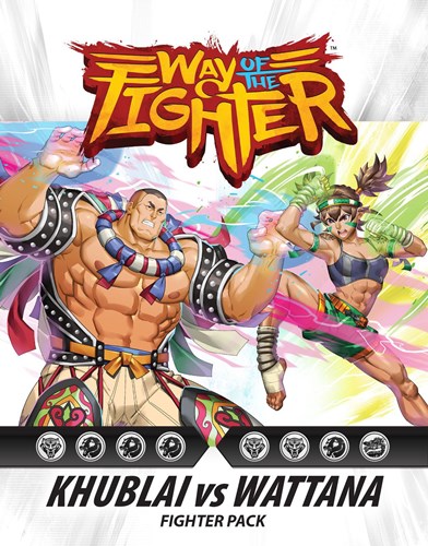 2!NJD040205 Way Of The Fighter Board Game: Khublai Vs Wattana Fighter Pack published by Ninja Division