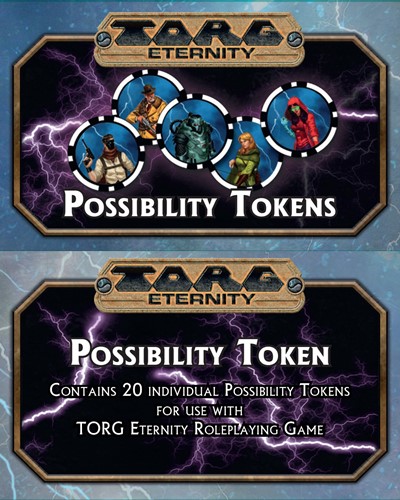 2!PAIULIUNA10005 Torg Eternity RPG: Possibility Tokens published by Paizo Publishing