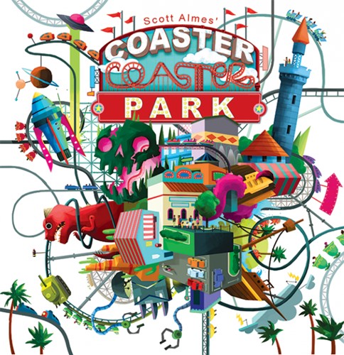 2!PAN201706 Coaster Park Board Game published by Pandasaurus Games