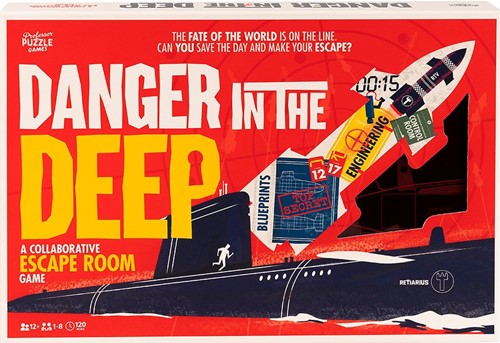 PROFPDANGER Danger In The Deep Card Game published by Professor Puzzle