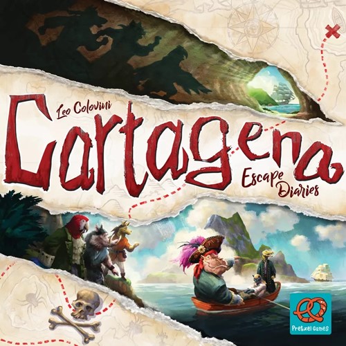 PZG20100EN Cartagena Board Game: Escape Diaries published by Pretzel Games