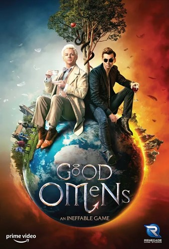RGS02562 Good Omens Card Game published by Renegade Game Studios