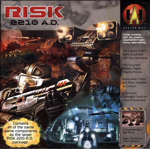 2!RGS02646 Risk 2210 AD Board Game published by Renegade Game Studios