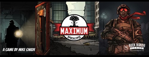 RMA200 Maximum Apocalypse Board Game published by Rock Manor Games