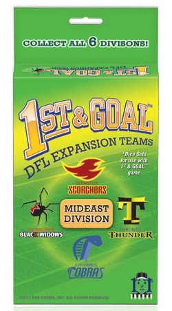 1st and Goal Board Game: Expansion 1: Mid-East Division Details and Review