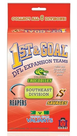 1st and Goal Board Game: Expansion 3: South-East Division Details and Review