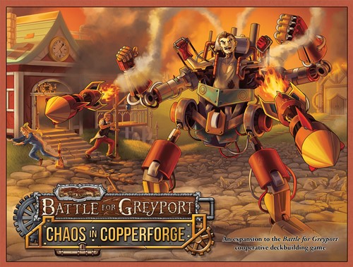 SFG056 Battle For Greyport Deck Building Game: Chaos In Copperforge Expansion published by Slugfest Games