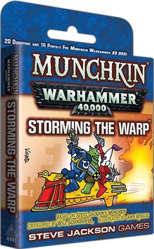 SJ4491 Munchkin Card Game: Warhammer 40,000 Storming The Warp Expansion published by Steve Jackson Games