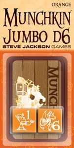 Munchkin Jumbo d6 Orange