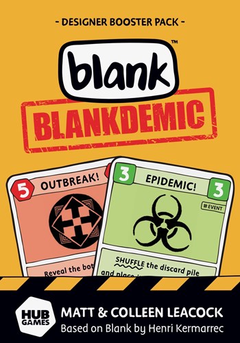 2!TCHBLK02HG Blank Card Game: Blankdemic published by The Creativity Hub