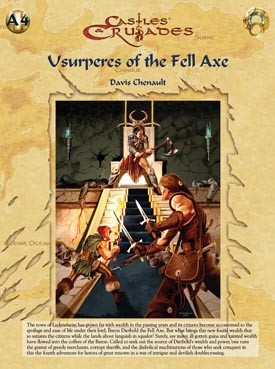 Castles and Crusades RPG: Usurpers of the Fell Axe Details and Review
