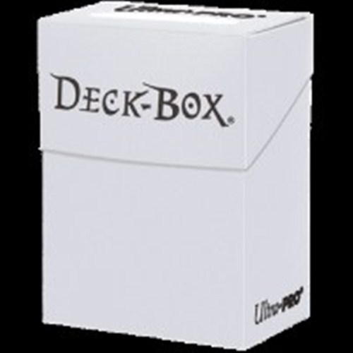 UP82591 Ultra Pro - Deck Box (White) published by Ultra Pro