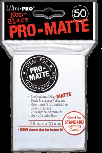 UP82651S Ultra Pro - Deck Protector ProMatte White published by Ultra Pro