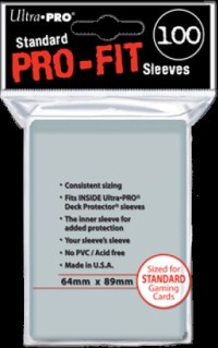 100 UltraPro Standard Pro Fit Sleeves Details and Review