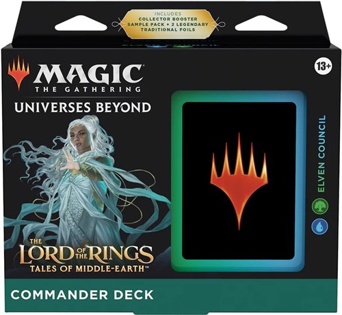 WTCD1525S1 MTG Lord Of The Rings: Tales Of Middle-Earth Elven Council Commander Deck published by Wizards of the Coast