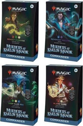 WTCD3027 MTG Murders At Karlov Manor Commander Deck Display published by Wizards of the Coast