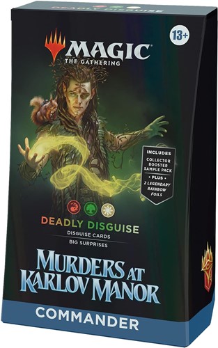 WTCD3027S2 MTG Murders At Karlov Manor Deadly Disguise Commander Deck published by Wizards of the Coast